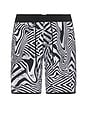 view 1 of 5 TRUNKS NATACIÓN INFUSE SCALLOP in White & Black