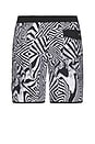 view 2 of 5 TRUNKS NATACIÓN INFUSE SCALLOP in White & Black