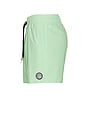 view 3 of 6 Lido Solid Swim Trunks in Jade Cream