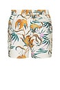 view 2 of 5 Lido Printed Swim Trunks in Dirty White