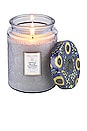 view 3 of 3 Apple Blue Clover Large Jar Candle in Apple Blue Clover