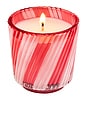 view 2 of 4 Crushed Candy Cane Boxed Mini Pedestal Candle in 