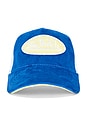 view 1 of 3 Chenille Trucker Hat in Industrial Blue