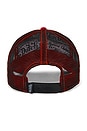 view 2 of 3 Plaid Trucker Hat in Team Red