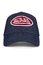 view 1 of 4 Textile Trucker Hat in Navy