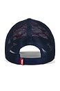 view 2 of 4 Textile Trucker Hat in Navy