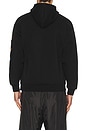 view 3 of 6 Logo Sleeve Patches Hoodie in Black