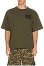 view 2 of 4 Originals Eagle Boxy Crop Tee in Olive Night