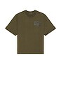 view 4 of 4 Originals Eagle Boxy Crop Tee in Olive Night