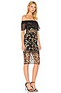 view 2 of 4 Off The Shoulder Lace Dress in Black