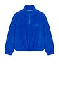 view 5 of 4 Quarter Zip Sweater in Blue