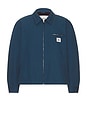 view 1 of 4 Zip Up Work Jacket in Dark Teal
