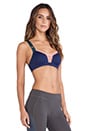 view 2 of 4 Stripe B Bra in Navy