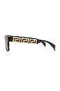 view 3 of 3 Sunglasses in Black & Gold