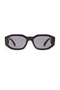 view 1 of 3 Biggie Oval Sunglasses in Black