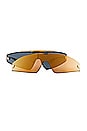 view 7 of 7 Shield Sunglasses in Black & Gold
