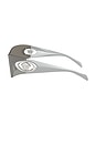 view 3 of 3 Shield Sunglasses in Silver