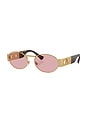 view 2 of 3 선글라스 in Gold & Pink