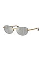 view 2 of 4 Oval Sunglasses in Gold Versace