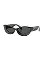 view 2 of 4 Cat Eye Sunglasses in Black