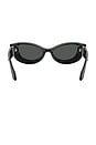 view 5 of 4 Cat Eye Sunglasses in Black