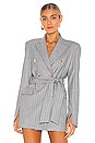 view 1 of 4 VESTIDO BLAZER MARISSA in Pinstripes