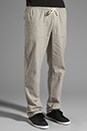 view 2 of 7 Travel Pant in Charcoal Chambray