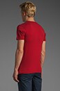 view 3 of 4 Kelp Forest Tee in Baked Apple Red