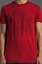 view 4 of 4 Kelp Forest Tee in Baked Apple Red
