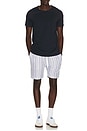 view 3 of 4 Basket Weave Shorts in Navy