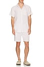 view 4 of 4 Linen Shorts in Sand