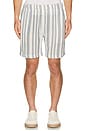 view 3 of 4 Basket Weave Shorts in Navy
