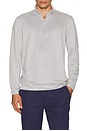 view 3 of 4 Performance Fleece Quarter Zip in Grey