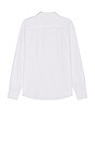 view 2 of 3 Linen Long Sleeve Shirt in White