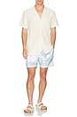 view 4 of 4 Seersucker Camp Shirt in White