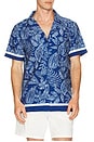 view 3 of 4 Premium Camp Shirt in Navy