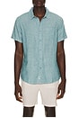 view 1 of 4 Linen Button Down Shirt in Teal