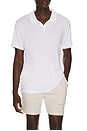 view 1 of 4 Boucle Jersey Polo in White