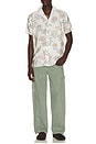 view 3 of 4 Textured Camp Shirt in Ivory