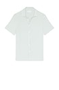 view 4 of 5 Stripe Knit Button Down Shirt in Sage
