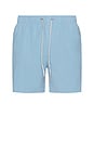view 1 of 4 Vintage Wash Volley Swim Short in Blue