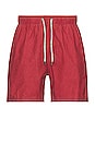 view 1 of 3 Wash Volleys Swim Short in Red