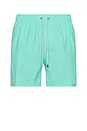 view 1 of 3 Vintage Wash Volley Swim Short in Teal