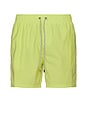 view 1 of 4 Vintage Wash Volley Swim Shorts in Lime