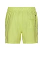 view 2 of 4 Vintage Wash Volley Swim Shorts in Lime