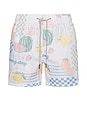 view 1 of 4 Ponji Swim Shorts in White