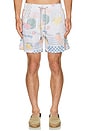 view 3 of 4 Ponji Swim Shorts in White