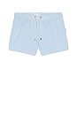view 4 of 5 Stripe Knit Shortie Volley in Light Blue
