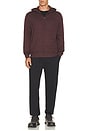 view 4 of 4 Ponto Full Zip Hoodie in Boysenberry Heathe