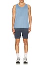 view 3 of 4 Tradewind Performance Tank 2.0 in Isle Blue Heather